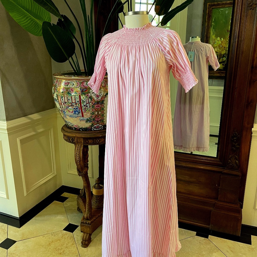 NWT The Caroline Nap Dress - Bubblegum Stripe - Bubblegum Stripe / S